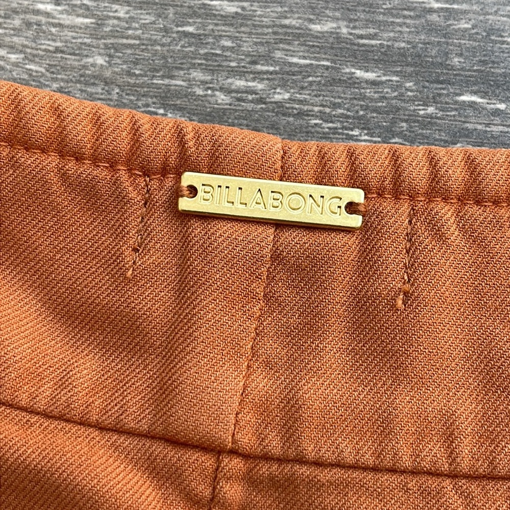 Billabong Wild Pursuit Overall Short Romper, Orange - Picture 8 of 11